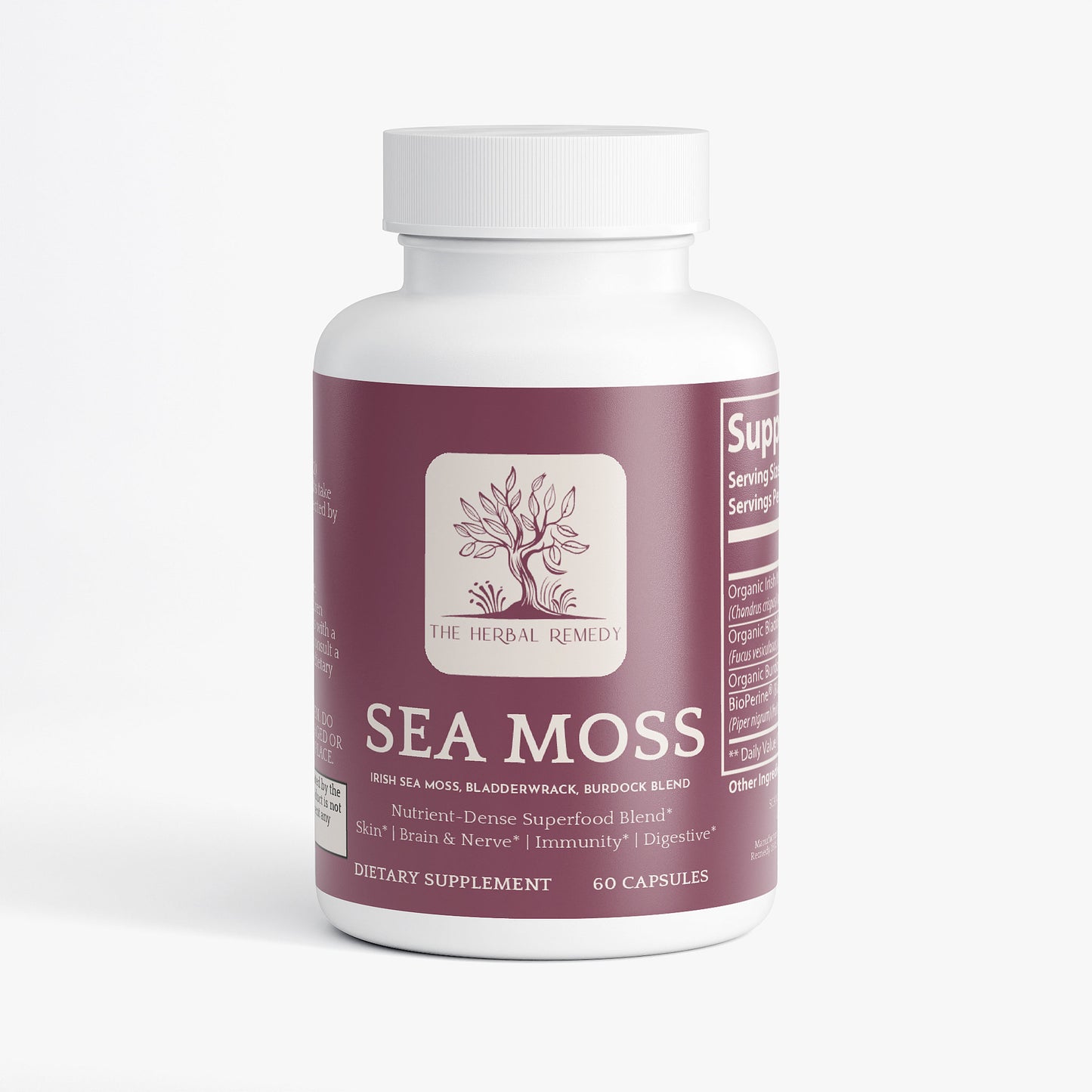 Irish Sea Moss with Bladderwrack & Burdock Root