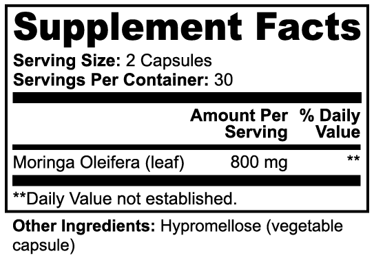 Organic Moringa Capsules